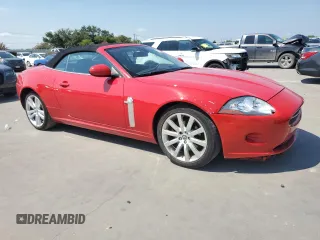 2007 Jaguar XK with VIN SAJWA44B375B11380, listed as a Copart auction lot 63809094 with 112,264 mi miles and Salvage Title. Bid and sale history available at carsss.com. Image 4.