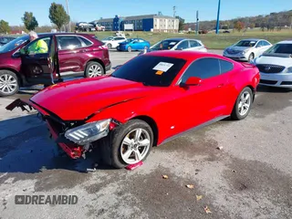 2016 Ford Mustang V6 with VIN 1FA6P8AM7G5201452, listed as a IAAI auction lot 40831733 with 97,592 mi miles and . Bid and sale history available at carsss.com. Image 18.