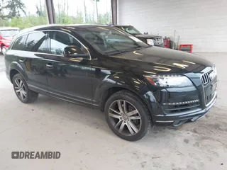 2015 Audi Q7 Premium Plus with VIN WA1LGAFE2FD020974, listed as a IAAI auction lot 42053103 with 107,013 mi miles and . Bid and sale history available at DreamBid. Image 1.