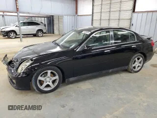 2003 Infiniti G35 w/Leather with VIN JNKCV51EX3M323960, listed as a Copart auction lot 74465534 with 208,433 mi miles and Salvage Title. Bid and sale history available at DreamBid. Image 1.