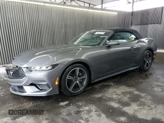 2024 Ford Mustang EcoBoost z VIN 1FAGP8UH3R5133561, wystawiony jako Copart lot #62869695 z przebiegiem 29 737 mil mil oraz Czysty tytuł • Clean title. Historia ofert i sprzedaży dostępna na DreamBid. Obrazek 1.
