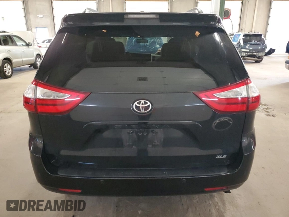 2016 Toyota Sienna XLE with VIN 5TDYK3DCXGS751715, listed as a Copart auction lot 58443105 with 160,155 mi miles and Salvage title. Bid and sale history available at DreamBid. Image 6.
