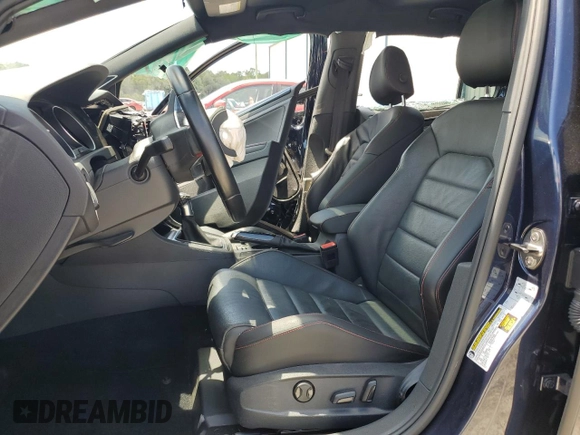 2017 Volkswagen Golf GTI Autobahn with VIN 3VW547AU2HM003069, listed as a Copart auction lot 57317524 with 91,456 mi miles and Salvage Title. Bid and sale history available at carsss.com. Image 7.
