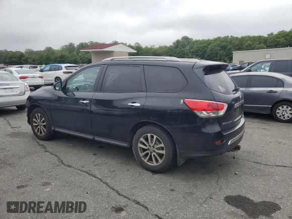 2016 Nissan Pathfinder SV with VIN 5N1AR2MM9GC645513, listed as a Copart auction lot 59592645 with 219,926 mi miles and Salvage title. Bid and sale history available at DreamBid. Image 2.