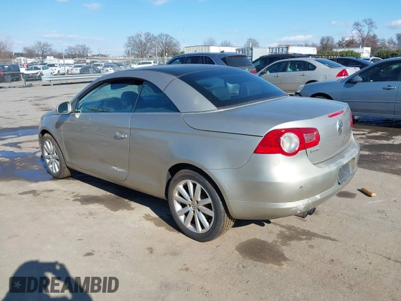 2007 Volkswagen Eos 2.0T with VIN WVWDA71F97V027690, listed as a IAAI auction lot 41625068 with 150,876 mi miles and . Bid and sale history available at DreamBid. Image 3.