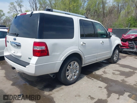 2011 Ford Expedition Limited with VIN 1FMJU2A58BEF04375, listed as a IAAI auction lot 41996885 with 194,621 mi miles and . Bid and sale history available at DreamBid. Image 4.