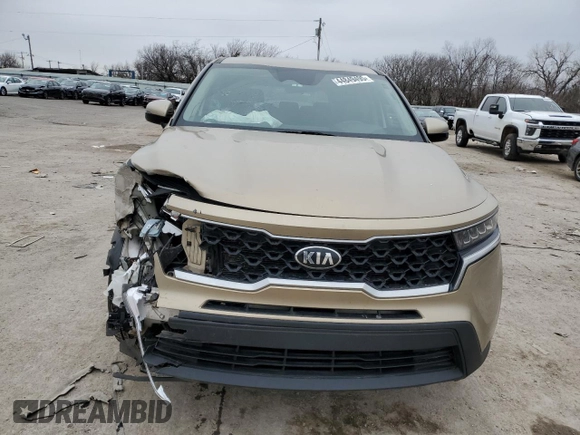2021 Kia Sorento LX with VIN 5XYRG4LC2MG009833, listed as a Copart auction lot 44849495 with 74,165 mi miles and Salvage Title. Bid and sale history available at carsss.com. Image 5.