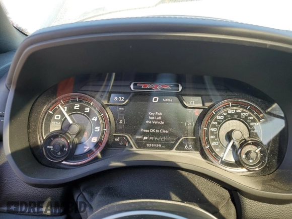2021 Ram 1500 with VIN NCS107300, listed as a Copart auction lot 44147135 with 25,120 mi miles and Salvage title. Bid and sale history available at DreamBid. Image 9.