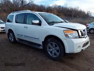 2011 Nissan Armada SV z VIN 5N1AA0NC6BN618669, wystawiony jako IAAI lot #41218453 z przebiegiem 171 485 mil mil oraz . Historia ofert i sprzedaży dostępna na DreamBid. Obrazek 1.