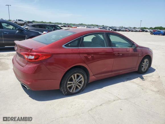 2016 Hyundai Sonata 2.4L SE with VIN 5NPE24AF2GH375508, listed as a Copart auction lot 53429085 with 163,975 mi miles and Clean Title. Bid and sale history available at carsss.com. Image 3.