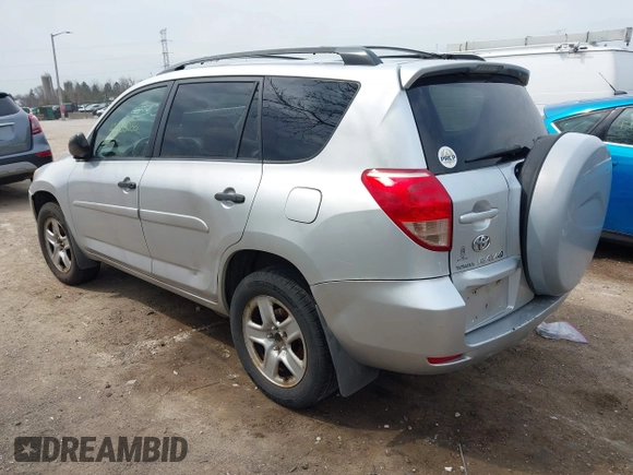 2007 Toyota RAV4 with VIN JTMZD33VX76049525, listed as a IAAI auction lot 42066036 with 212,342 mi miles. Bid and sale history available at carsss.com. Image 3.