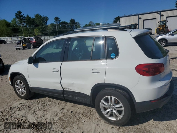 2017 Volkswagen Tiguan S z VIN WVGBV7AX0HK031002, wystawiony jako Copart lot #56384305 z przebiegiem 90 275 mil mil oraz Szkoda całkowita • Salvage title. Historia ofert i sprzedaży dostępna na DreamBid. Obrazek 2.