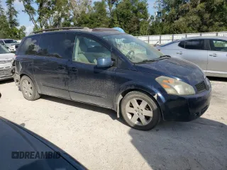 2005 Nissan Quest SL with VIN 5N1BV28U45N122878, listed as a Copart auction lot 79951924 with 157,540 mi miles and Salvage Title. Bid and sale history available at carsss.com. Image 4.
