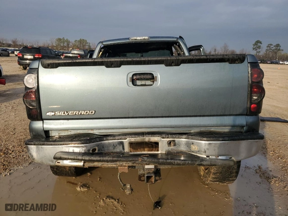 2006 Chevrolet Silverado 1500 LT1 with VIN 2GCEC19V461344655, listed as a Copart auction lot 43519535 with 0 mi miles and Salvage Title. Bid and sale history available at carsss.com. Image 6.
