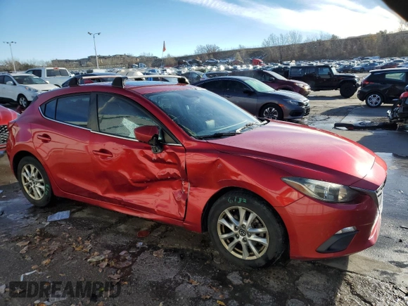 2014 Mazda 3 i Grand Touring with VIN JM1BM1M7XE1173004, listed as a Copart auction lot 81612564 with 140,891 mi miles and Salvage Title. Bid and sale history available at DreamBid. Image 4.