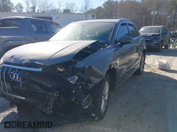 2021 Audi Q3 S line Premium with VIN WA1DECF39M1039802, listed as a IAAI auction lot 41663221 with 50,455 mi miles and . Bid and sale history available at DreamBid. Image 14.