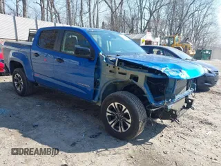 2021 Chevrolet Colorado 4WD Z71 with VIN 1GCGTDEN7M1280209, listed as a IAAI auction lot 41779245 with 48,094 mi miles. Bid and sale history available at carsss.com. Image 1.