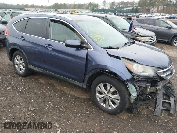2014 Honda CR-V EX-L with VIN 5J6RM4H72EL092989, listed as a IAAI auction lot 42094182 with 152,319 mi miles. Bid and sale history available at carsss.com. Image 1.