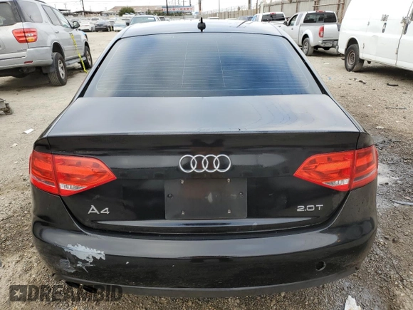 2012 Audi A4 2.0T Premium with VIN WAUAFAFL9CN000366, listed as a Copart auction lot 85128614 with 93,287 mi miles and Clean Title. Bid and sale history available at carsss.com. Image 6.