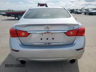 2017 Infiniti Q50 Red Sport 400 with VIN JN1FV7AP2HM851093, listed as a Copart auction lot 50955125 with 59,688 mi miles and Clean title. Bid and sale history available at DreamBid. Image 6.