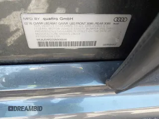 2016 Audi S8 Plus with VIN WUAJ5AFD2GN900596, listed as a IAAI auction lot 42014762 with 1 mi miles. Bid and sale history available at carsss.com. Image 9.