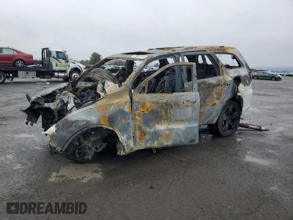 2018 Dodge Durango SRT with VIN 1C4SDJGJXJC157486, listed as a Copart auction lot 51667615 with Not Provided miles and Salvage Title. Bid and sale history available at DreamBid. Image 1.