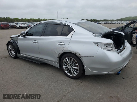 2018 Infiniti Q50 Sport z VIN JN1EV7AP6JM591654, wystawiony jako Copart lot #56889565 z przebiegiem 95 273 mil mil oraz Szkoda całkowita • Salvage title. Historia ofert i sprzedaży dostępna na DreamBid. Obrazek 2.