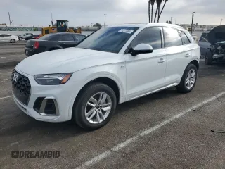 2023 Audi Q5 S line Premium with VIN WA1GAAFY8P2122385, listed as a Copart auction lot 71277064 with 13,629 mi miles and Salvage title. Bid and sale history available at DreamBid. Image 1.