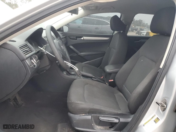 2012 Volkswagen Passat S with VIN 1VWAP7A39CC034567, listed as a Copart auction lot 88158685 with 108,718 mi miles and Salvage Title. Bid and sale history available at carsss.com. Image 7.
