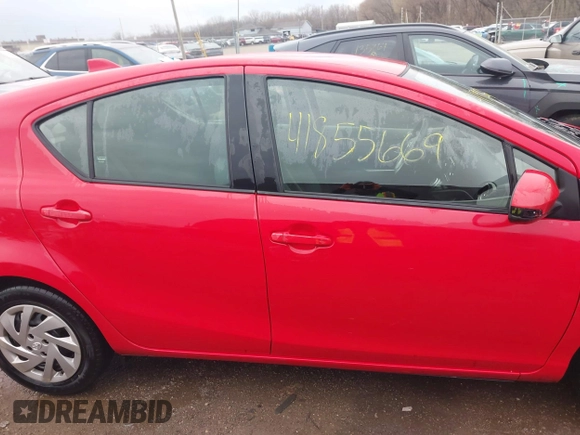 2015 Toyota Prius One with VIN JTDKDTB34F1094294, listed as a IAAI auction lot 41855669 with 108,176 mi miles and . Bid and sale history available at carsss.com. Image 13.