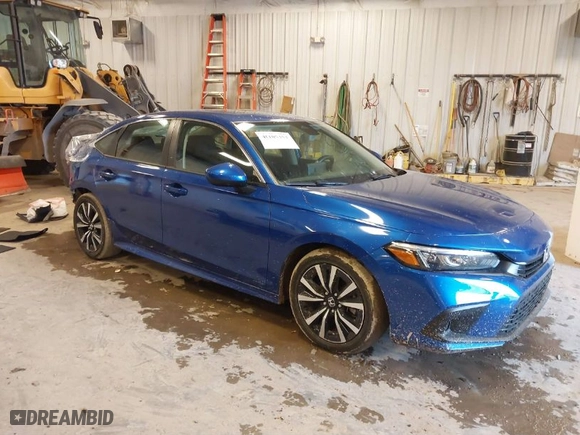 2022 Honda Civic Sedan EX with VIN 2HGFE1F72NH325095, listed as a IAAI auction lot 41105353 with 21,139 mi miles. Bid and sale history available at carsss.com. Image 1.