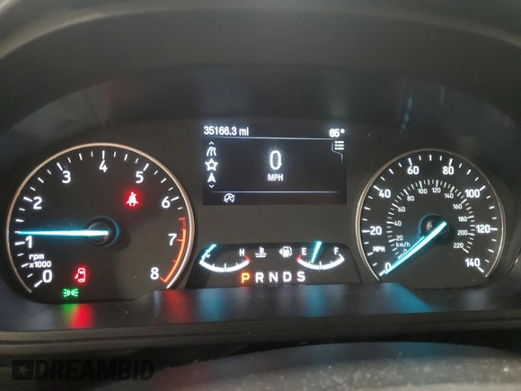 2018 Ford EcoSport SES with VIN MAJ6P1CL1JC177518, listed as a Copart auction lot 52587045 with 35,166 mi miles and Salvage Title. Bid and sale history available at DreamBid. Image 9.
