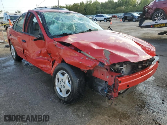 2005 Chevrolet Cavalier with VIN 1G1JC52F057180291, listed as a Copart auction lot 72525554 with 0 mi miles and Salvage Title. Bid and sale history available at carsss.com. Image 4.