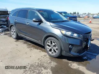 2019 Kia Sorento EX V6 with VIN 5XYPHDA58KG608564, listed as a IAAI auction lot 41831483 with 72,124 mi miles. Bid and sale history available at carsss.com. Image 1.