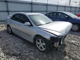 2007 Mazda 6 S Sport VE with VIN 1YVHP80D275M14923, listed as a Copart auction lot 46410194 with 159,285 mi miles and Salvage Title. Bid and sale history available at DreamBid. Image 4.