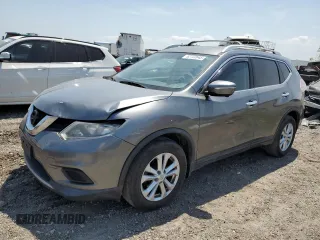 2015 Nissan Rogue S with VIN KNMAT2MT0FP582547, listed as a Copart auction lot 52722645 with 145,961 mi miles and Clean Title. Bid and sale history available at carsss.com. Image 1.
