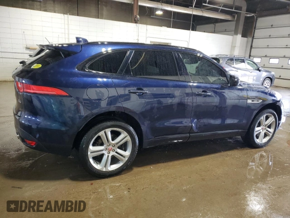2017 Jaguar F-Pace 35t R-Sport z VIN SADCL2BV5HA495511, wystawiony jako Copart lot #61014195 z przebiegiem 50 143 mil mil oraz Szkoda całkowita • Salvage title. Historia ofert i sprzedaży dostępna na DreamBid. Obrazek 3.