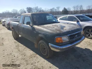 1996 Ford Ranger XL with VIN 1FTCR14A9TPA45557, listed as a Copart auction lot 43921165 with 268,982 mi miles and Salvage Title. Bid and sale history available at carsss.com. Image 4.