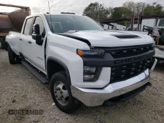 2020 Chevrolet Silverado 3500HD Work Truck with VIN 1GC4YSEY5LF329539, listed as a Copart auction lot 38278574 with 0 mi miles and Salvage Title. Bid and sale history available at carsss.com. Image 4.