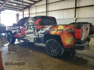 2017 Chevrolet Silverado 1500 LT with VIN 3GCUKREC4HG198074, listed as a Copart auction lot 55319615 with 105,950 mi miles and Salvage Title. Bid and sale history available at DreamBid. Image 2.