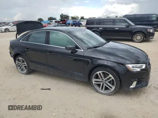 2019 Audi A3 Sedan Premium with VIN WAUAUGFF5K1009283, listed as a Copart auction lot 59403494 with 19,749 mi miles and Salvage Title. Bid and sale history available at carsss.com. Image 4.