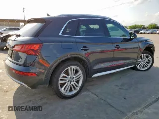2019 Audi Q5 Premium Plus with VIN WA1BNAFY7K2052658, listed as a Copart auction lot 54954325 with 19,591 mi miles and Salvage title. Bid and sale history available at DreamBid. Image 3.