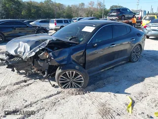 2019 Kia Stinger with VIN KNAE15LA7K6066305, listed as a IAAI auction lot 41238678 with 76,206 mi miles. Bid and sale history available at carsss.com. Image 17.
