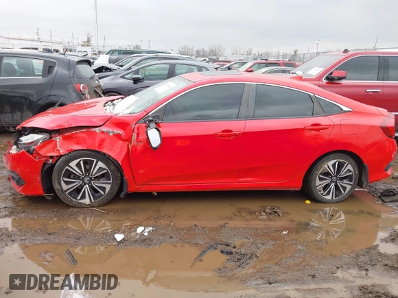 2016 Honda Civic Sedan EX-T with VIN 2HGFC1F3XGH635159, listed as a IAAI auction lot 41584768 with 108,814 mi miles. Bid and sale history available at carsss.com. Image 14.