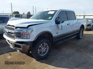 2018 Ford F-150 XL с VIN 1FTEW1EGXJFC82212, выставлен на аукционе IAAI как лот 41597792 с пробегом 192 724 миль миль и . История ставок и продаж доступна на DreamBid. Изображение 2.