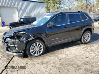 2019 Jeep Cherokee Latitude with VIN 1C4PJLCX0KD266958, listed as a Copart auction lot 87848545 with 95,524 mi miles and Salvage Title. Bid and sale history available at carsss.com. Image 1.