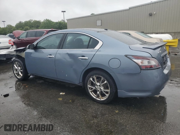 2012 Nissan Maxima S with VIN 1N4AA5AP2CC800172, listed as a Copart auction lot 60494065 with 96,111 mi miles and Non repairable. Bid and sale history available at DreamBid. Image 2.