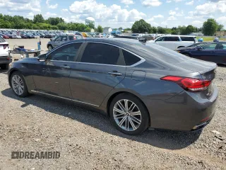 2018 Genesis G80 3.8L with VIN KMHGN4JE2JU253277, listed as a Copart auction lot 65352795 with 127,802 mi miles and Clean title. Bid and sale history available at DreamBid. Image 2.