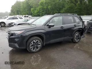 2025 Subaru Forester Premium with VIN JF2SLDDCXSH508638, listed as a Copart auction lot 57201385 with 7,737 mi miles and Salvage title. Bid and sale history available at DreamBid. Image 1.