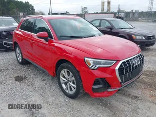 2023 Audi Q3 S line Premium with VIN WA1DECF3XP1068746, listed as a IAAI auction lot 41807775 with 38,993 mi miles. Bid and sale history available at carsss.com. Image 1.